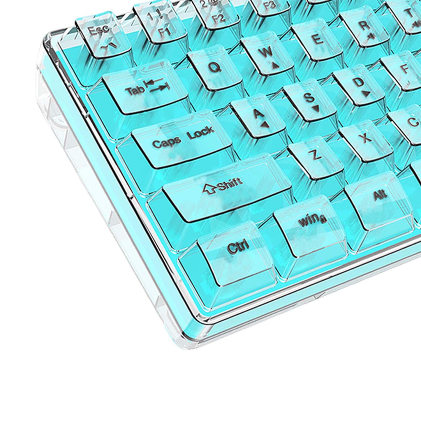 Gaming Keyboard 61 Keys 5 Speeds Adjustable Keypad for Gamer Computer Laptop