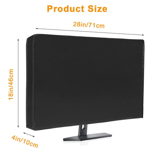Computer Monitor Dust Cover Accs Computer Screen Protective Sleeve for Hotel 61cmx46cmx8cm