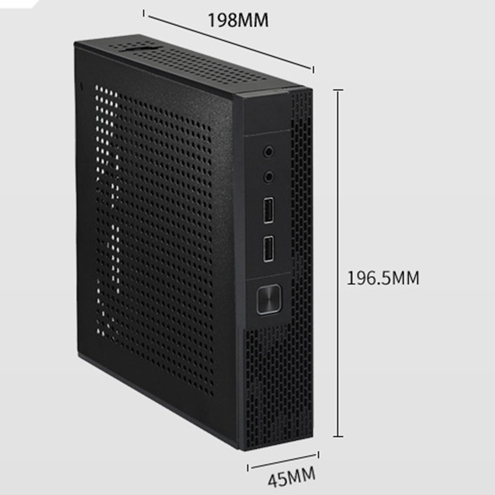 ITX Computer Case 2.0 USB Compact Size Simple Mini PC Case for Home Su ...