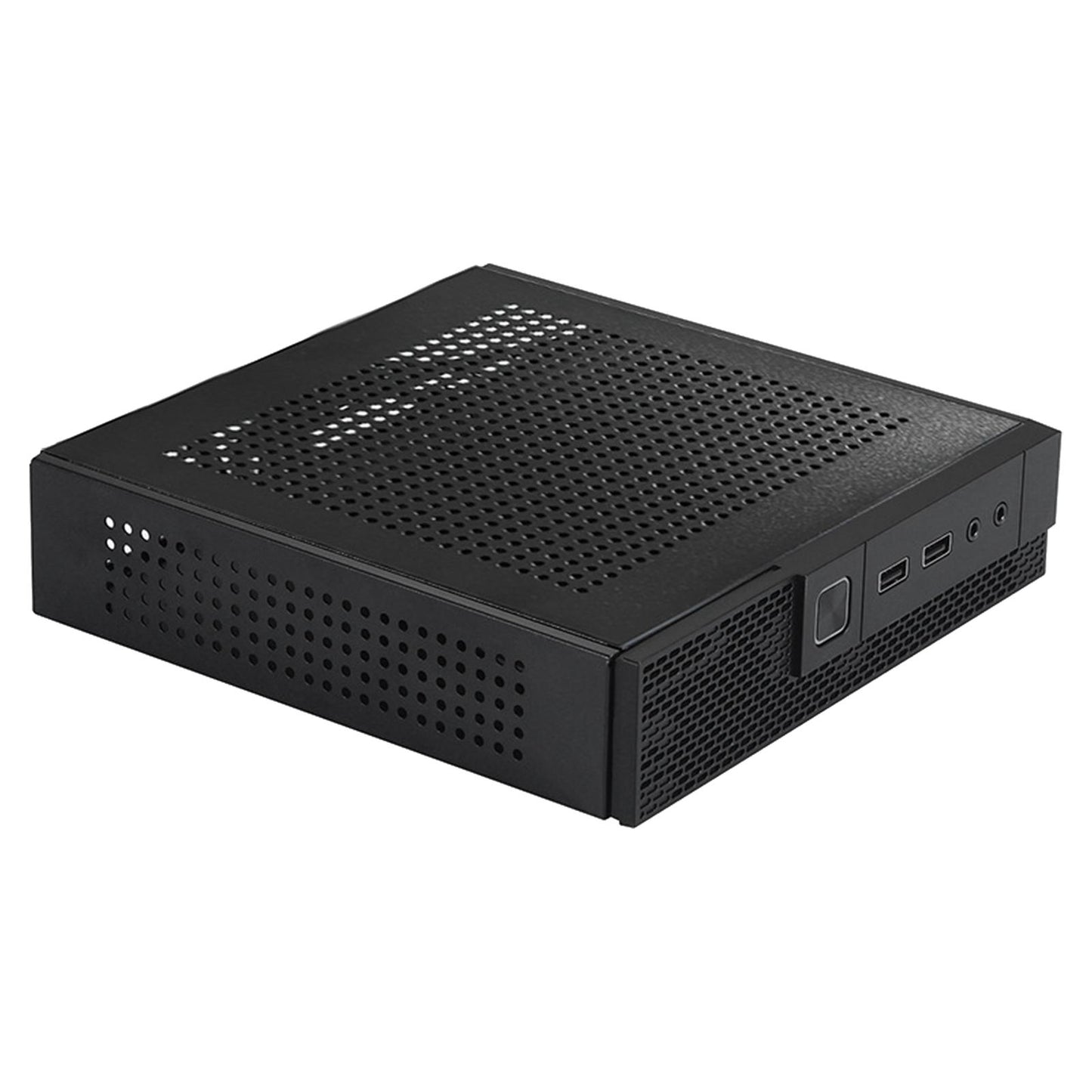 ITX Computer Case 2.0 USB Compact Size Simple Mini PC Case for Home Supplies