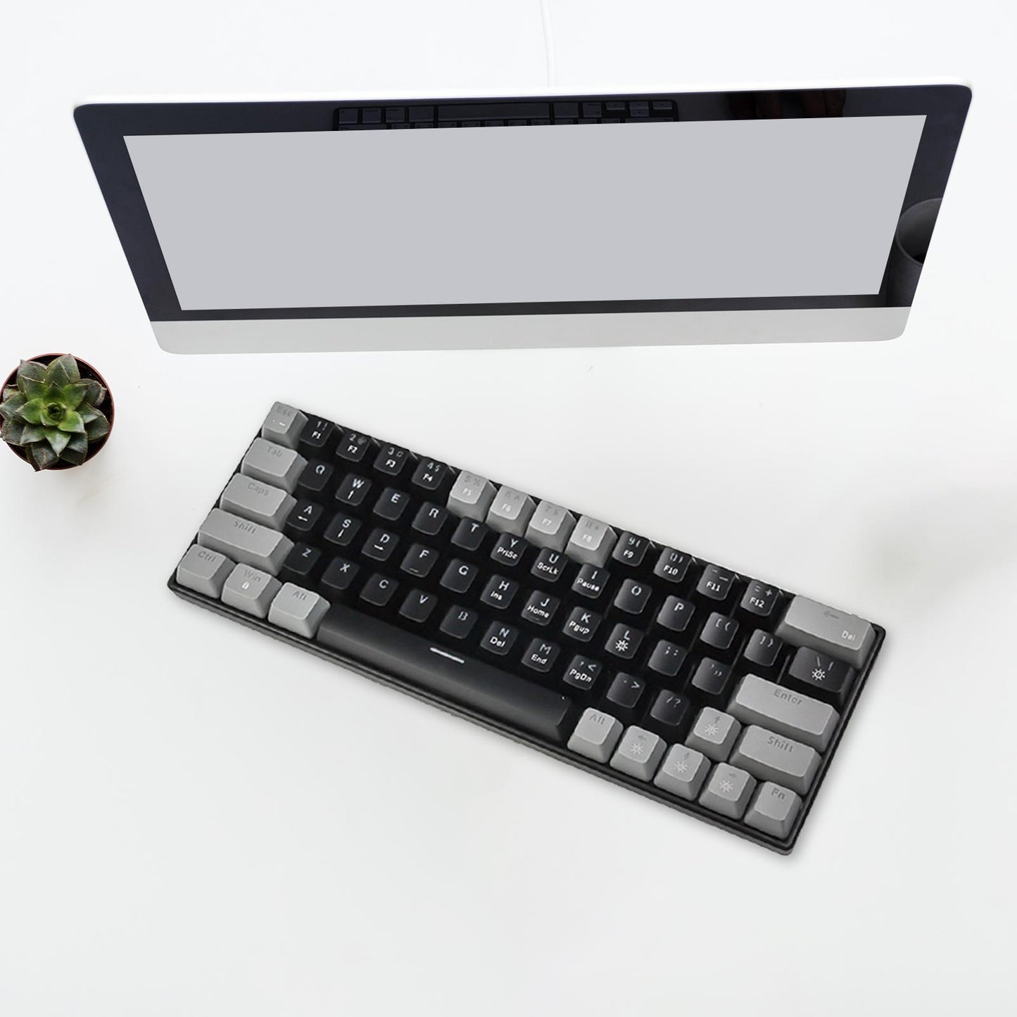 Wired Mechanical Keyboard Free Drive Hot Swap Keyboard USB Computer Keyboard Style F
