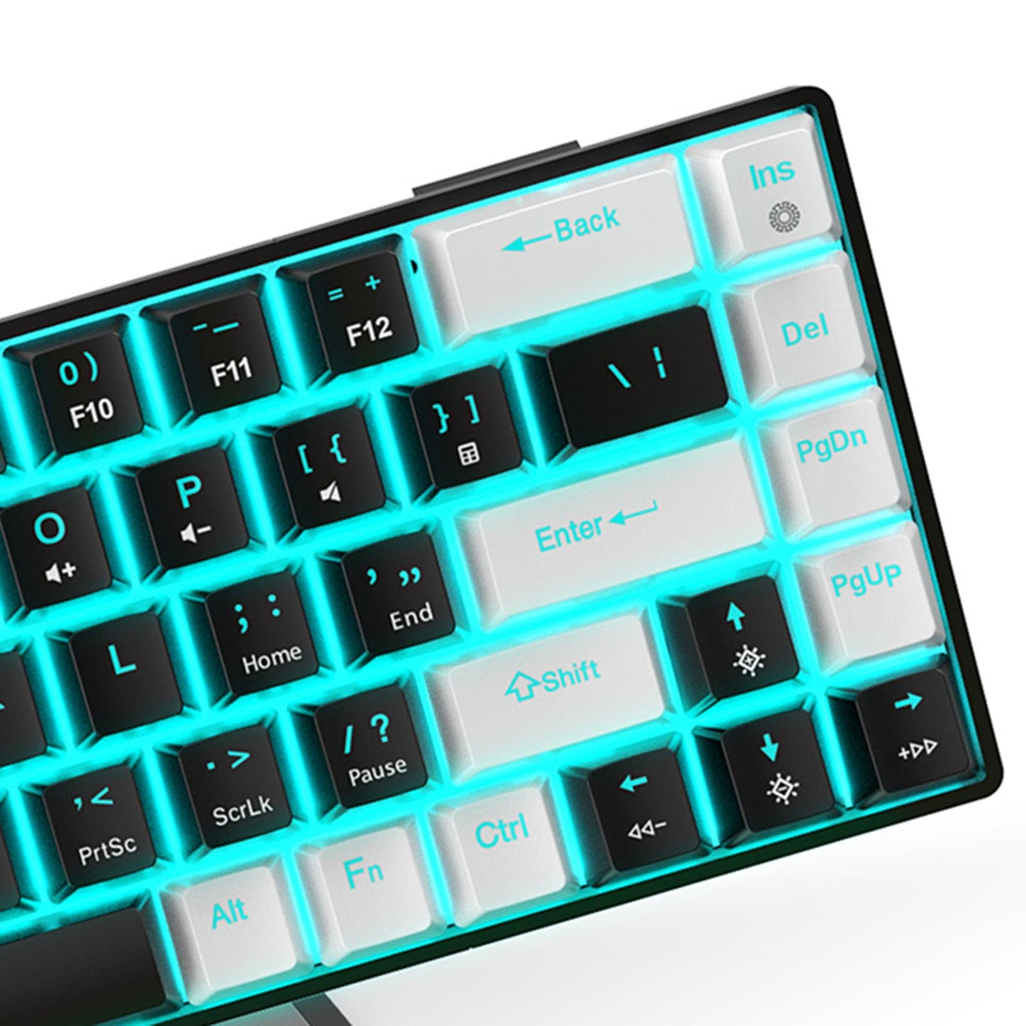 Mechanical Keyboard Hot Swappable 19 Lighting Modes Computer Keyboard for PC