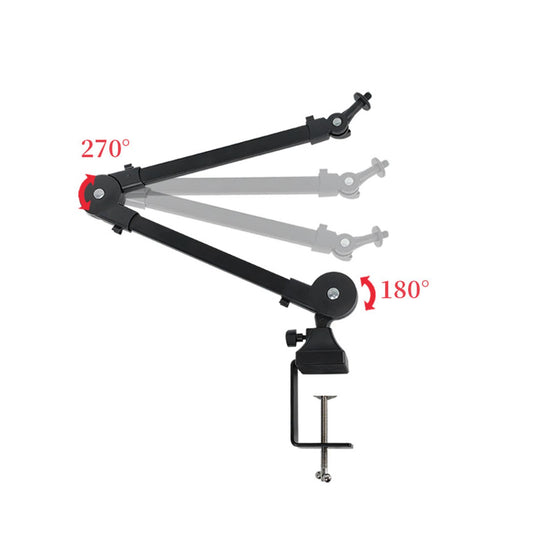Microphone Boom Arm Mic Stand Desk Mounted Sturdy Universal for Studio Audio