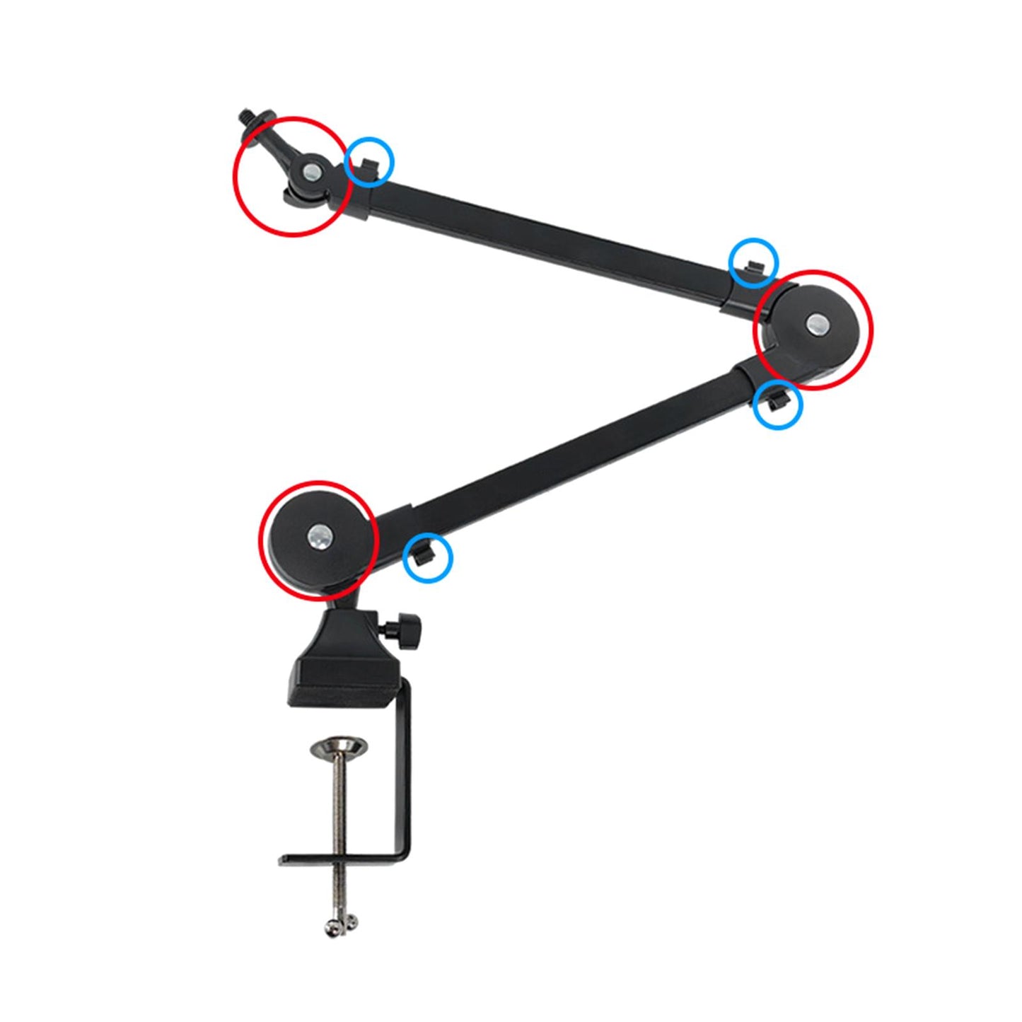 Microphone Boom Arm Mic Stand Desk Mounted Sturdy Universal for Studio Audio