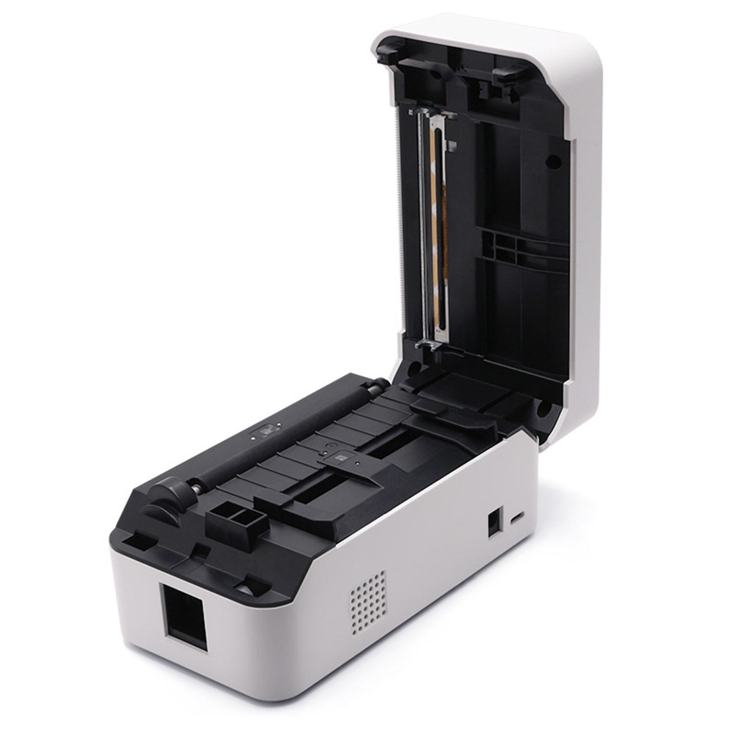 Label Printer EU Plug Mini Thermal Labels Printer for ID Mailing Home Office BT and USB
