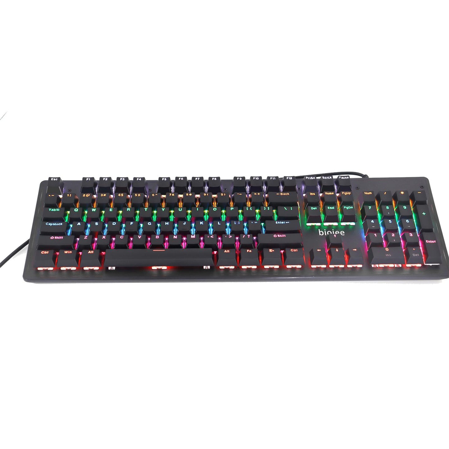 Mechanical Gaming Keyboard Accessory ABS Durable 104 Key Mechanical Keyboard