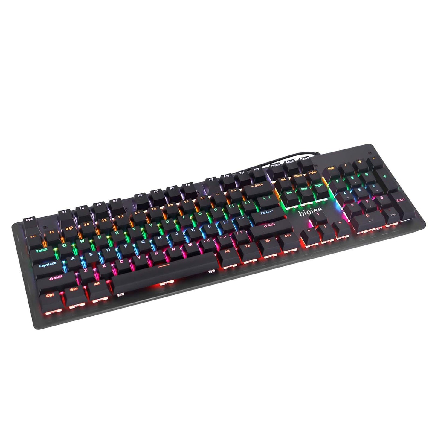 Mechanical Gaming Keyboard Accessory ABS Durable 104 Key Mechanical Keyboard