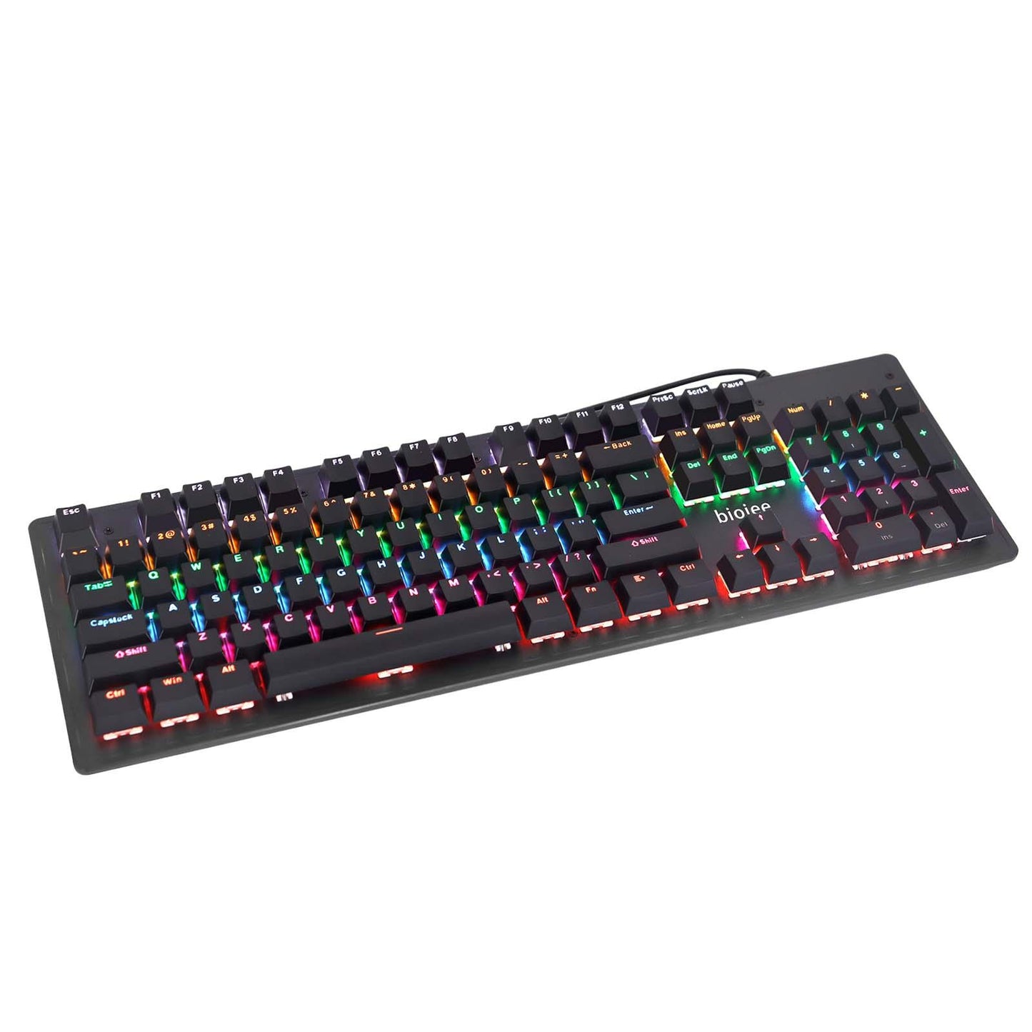 Mechanical Gaming Keyboard Accessory ABS Durable 104 Key Mechanical Keyboard