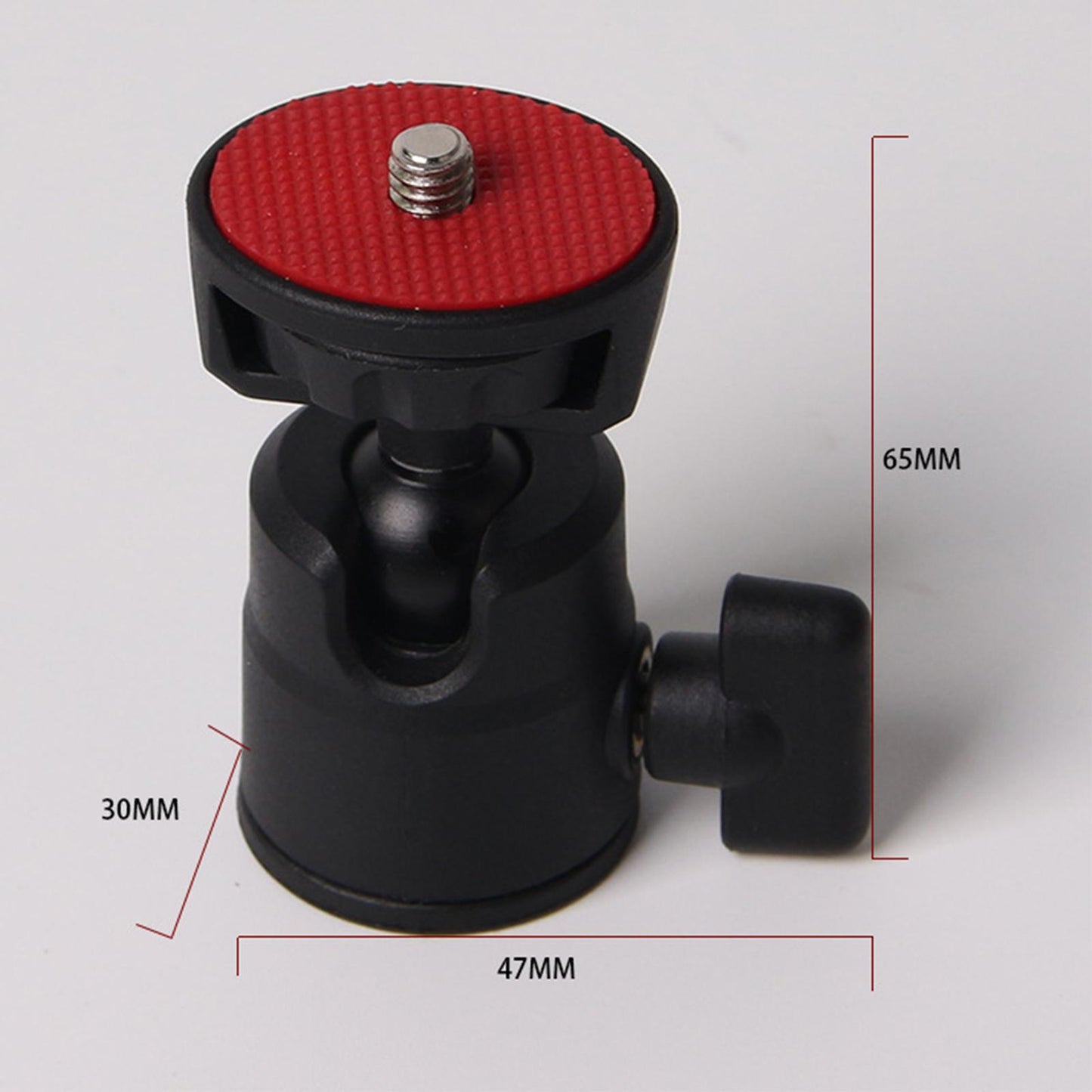Metal Tripod Ball Head Adapter Alloy 360 Rotatable Ball Head for Light Stand