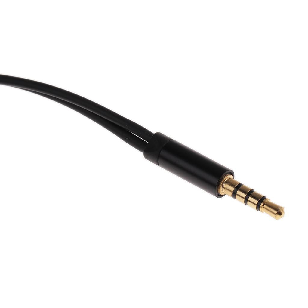 3.5mm Male to 2 Female Audio Adapter Cable for Guitar Amplifier