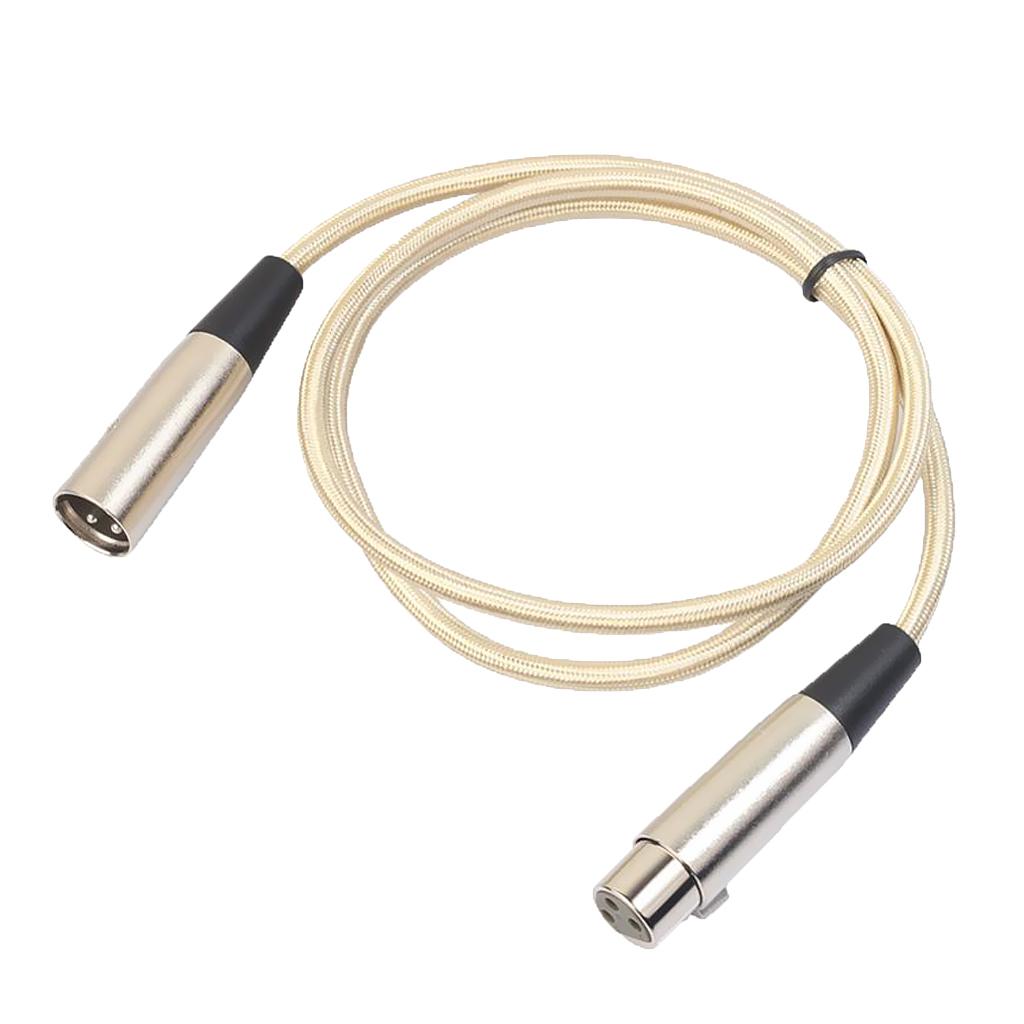 3 Pin XLR Male to Female Extension Cord Microphone Mic Audio Cable 180cm
