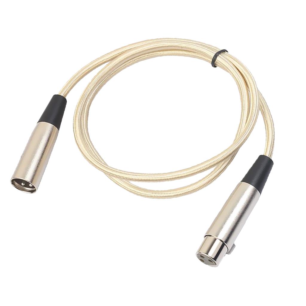 3 Pin XLR Male to Female Extension Cord Microphone Mic Audio Cable 180cm