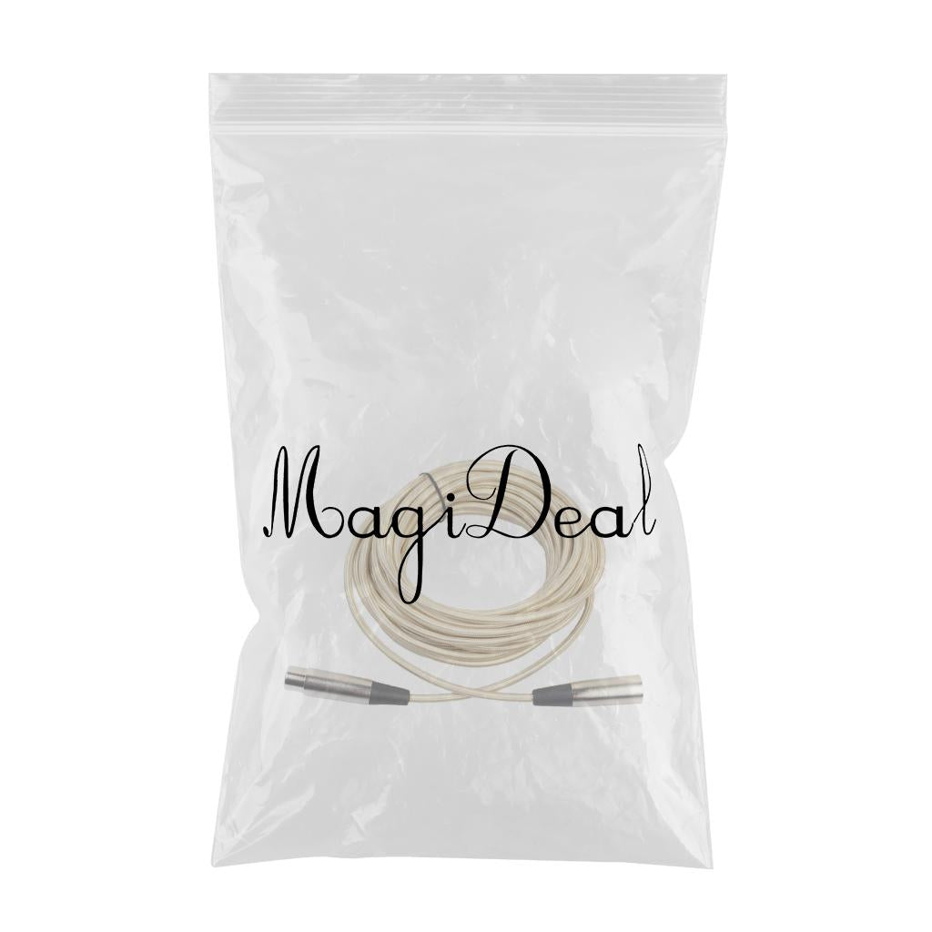 3 Pin XLR Male to Female Extension Cord Microphone Mic Audio Cable 500cm