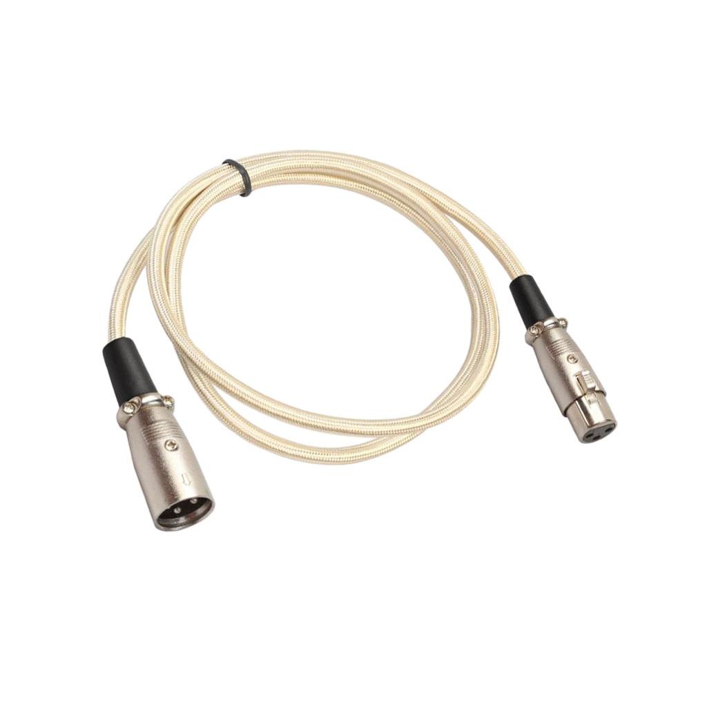 1m 3 Pin XLR Male to Female Cable Balance Cable Mic Audio Extension Cord