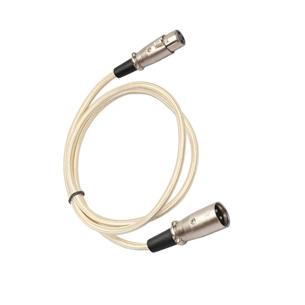 1m 3 Pin XLR Male to Female Cable Balance Cable Mic Audio Extension Cord
