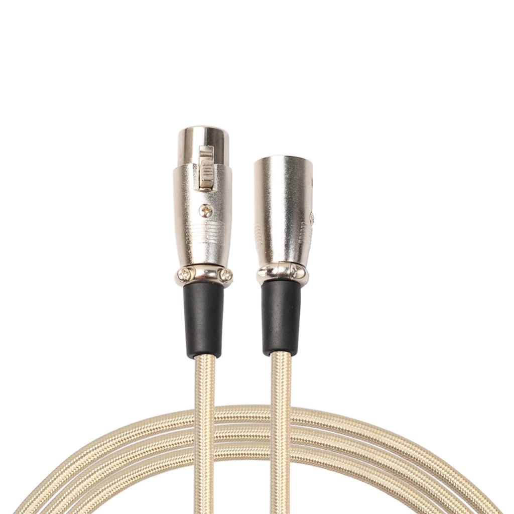 XLR Male to Female Microphone Cable Mic Audio Cord for Mixer Amplifier 5m