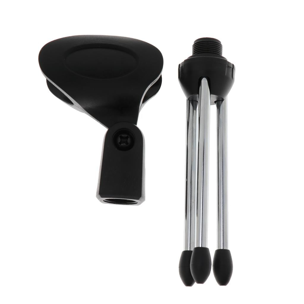 Desktop Tripod Microphone Stand with Clip for Stage Conference #1