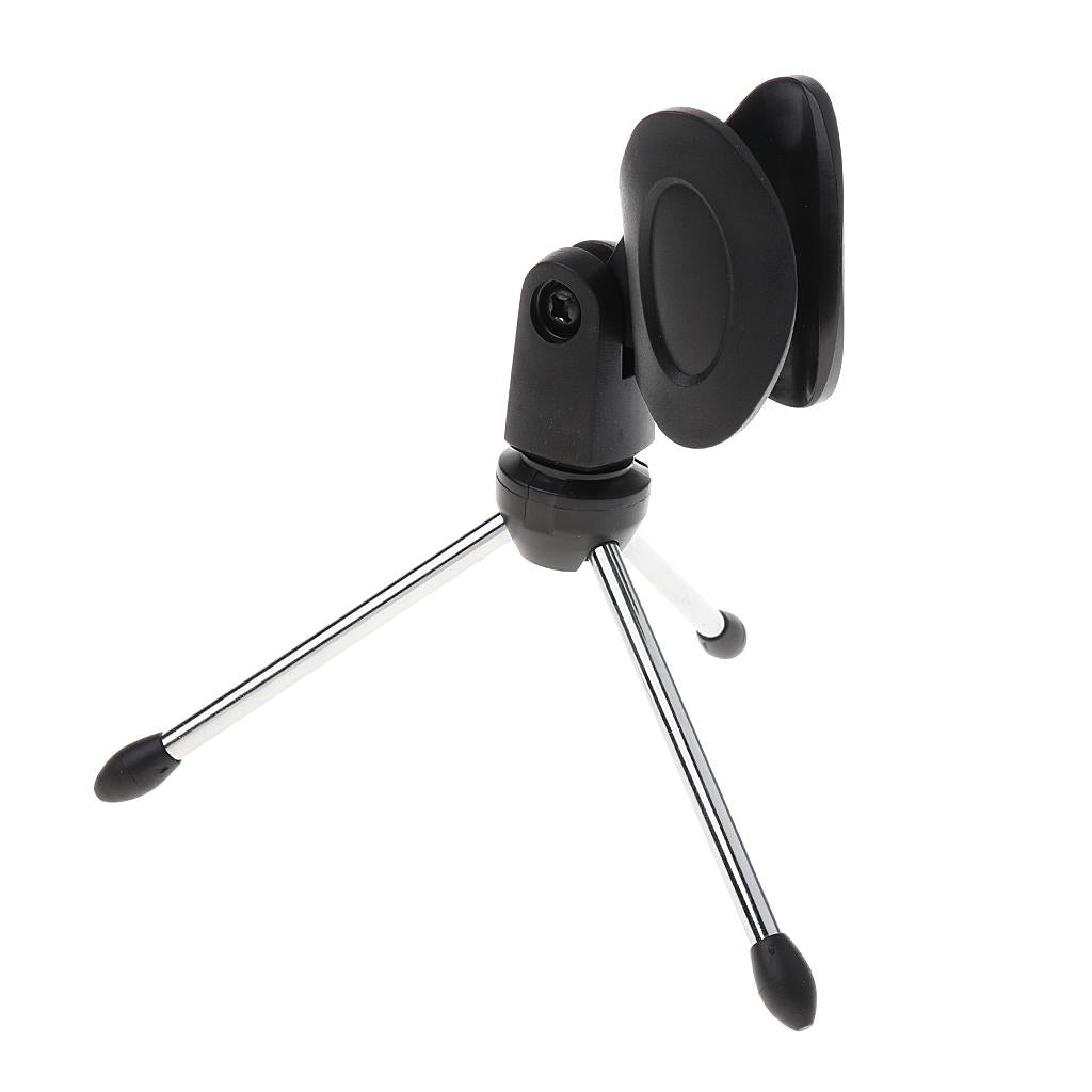Desktop Tripod Microphone Stand with Clip for Stage Conference #1