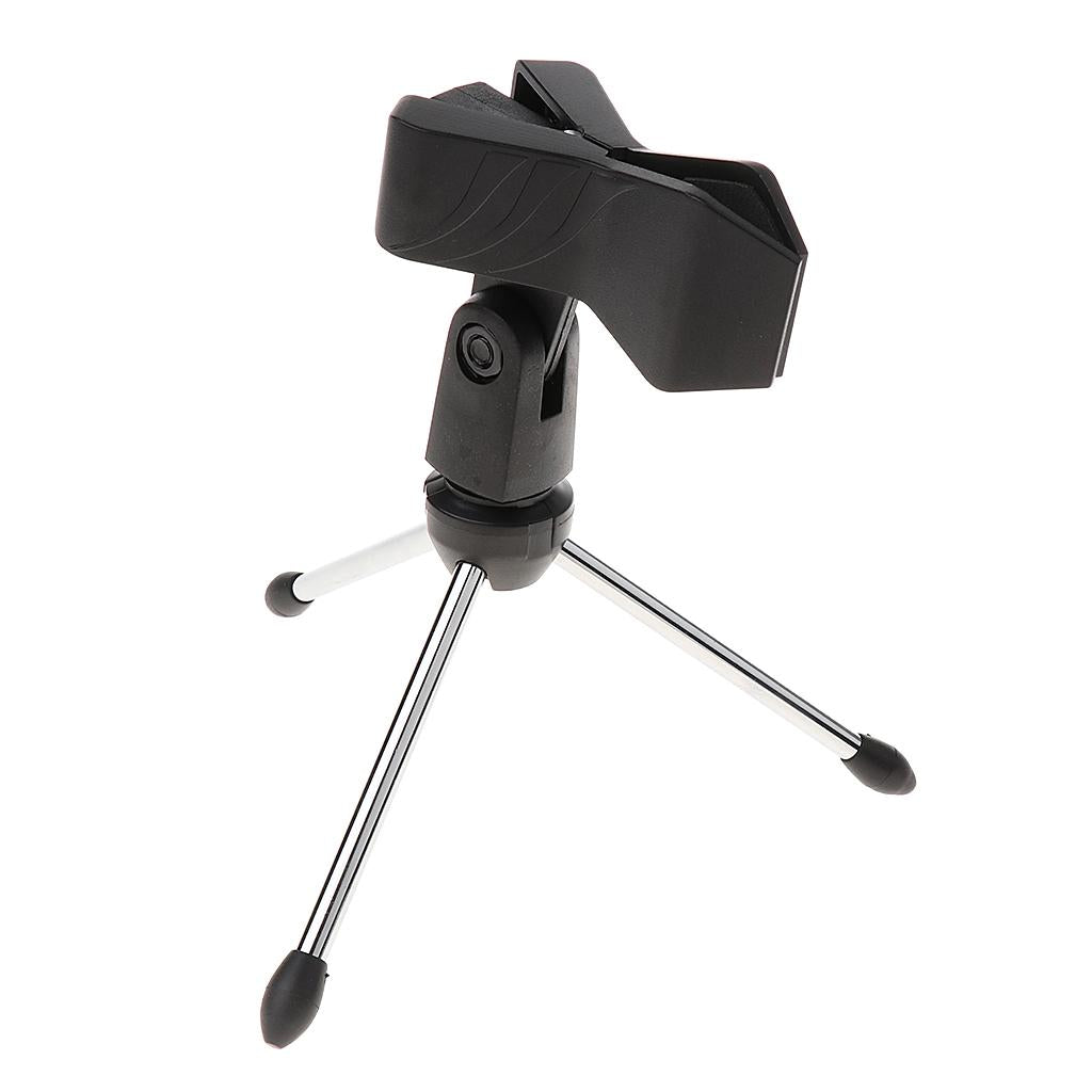Desktop Tripod Microphone Stand with Clip for Stage Conference #2