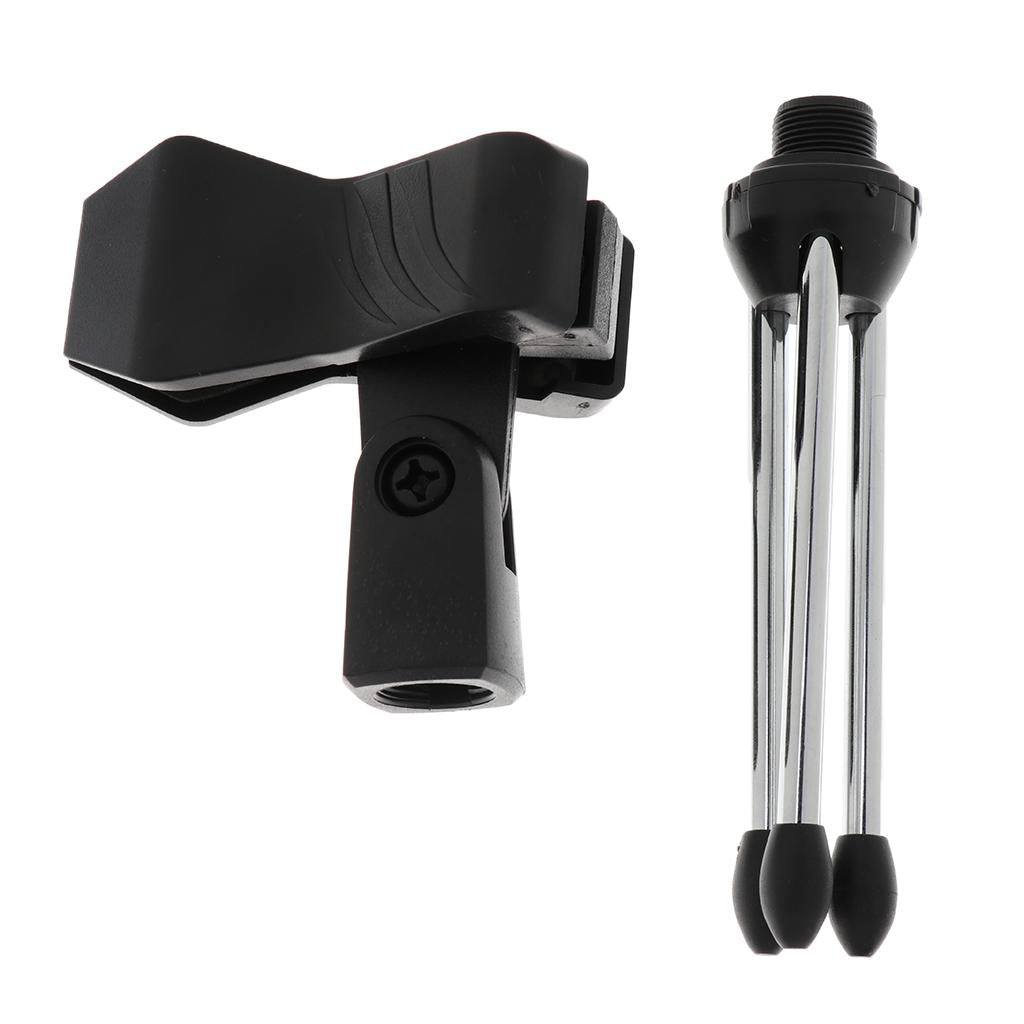 Desktop Tripod Microphone Stand with Clip for Stage Conference #2