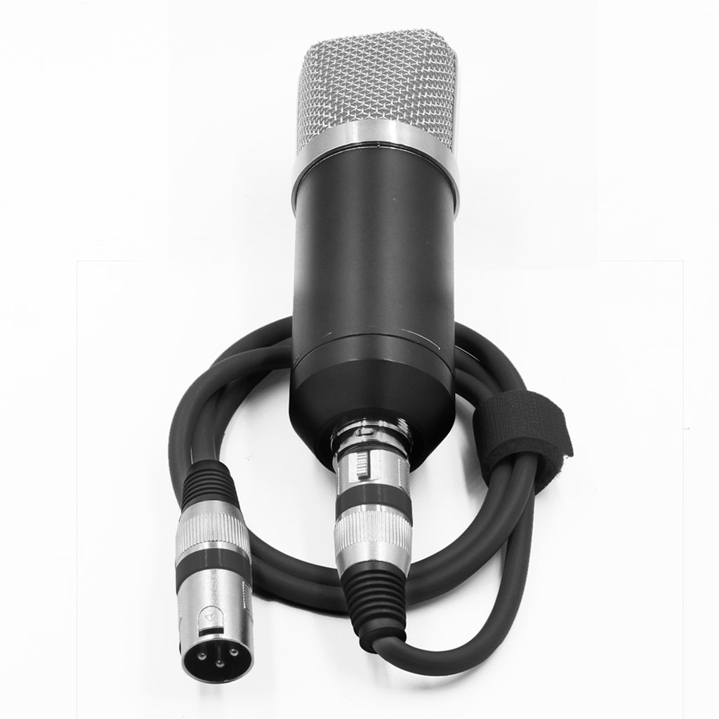 10 Pieces 3 Pin XLR Microphone Male to Female Cable DMX512 Cables Black