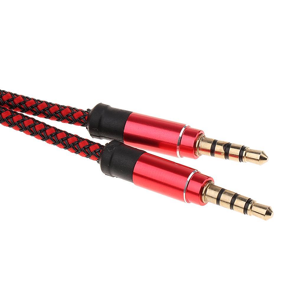 3.5mm Aux Car Audio Cable Cord Headphone Line Male to Male Connection #2