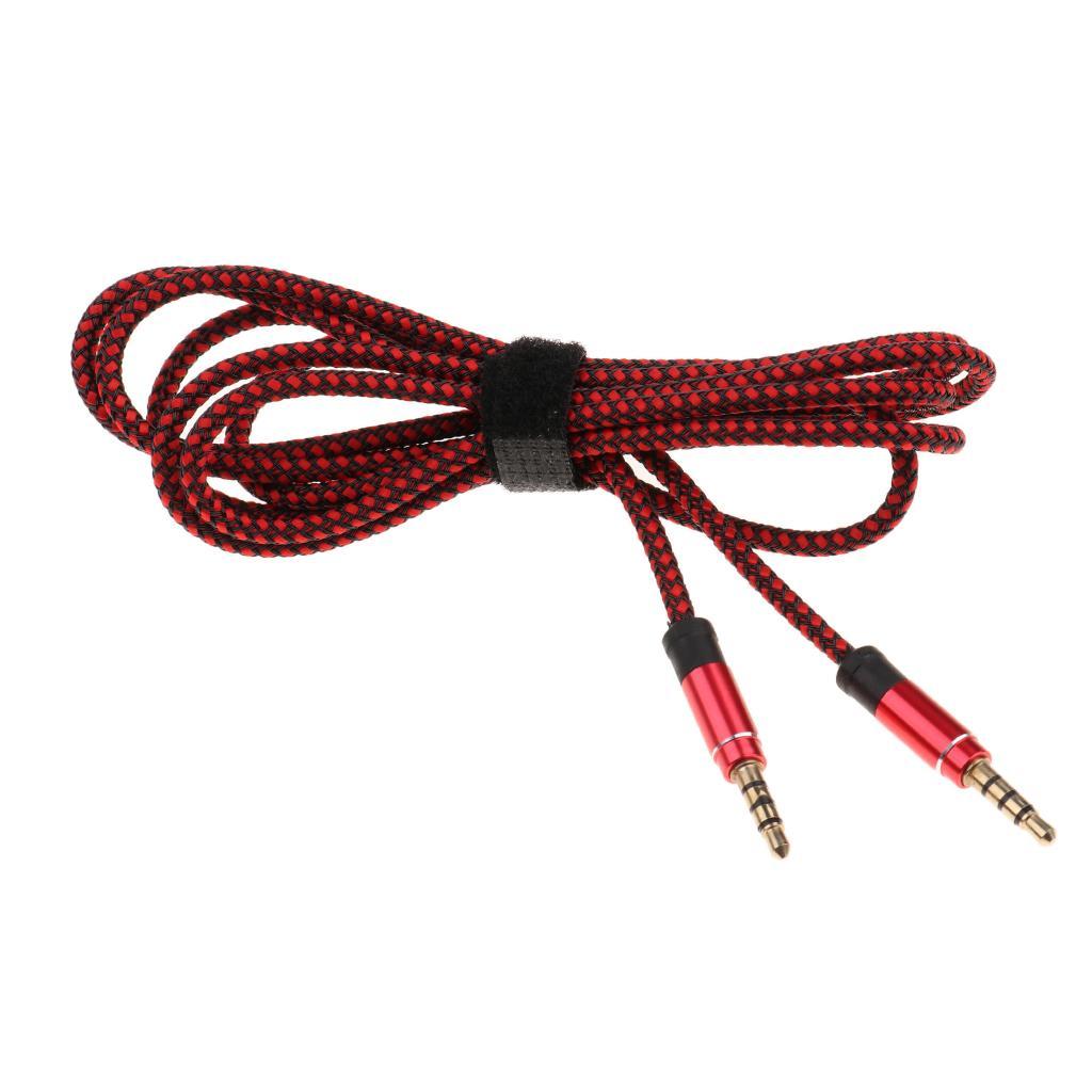 3.5mm Aux Car Audio Cable Cord Headphone Line Male to Male Connection #2