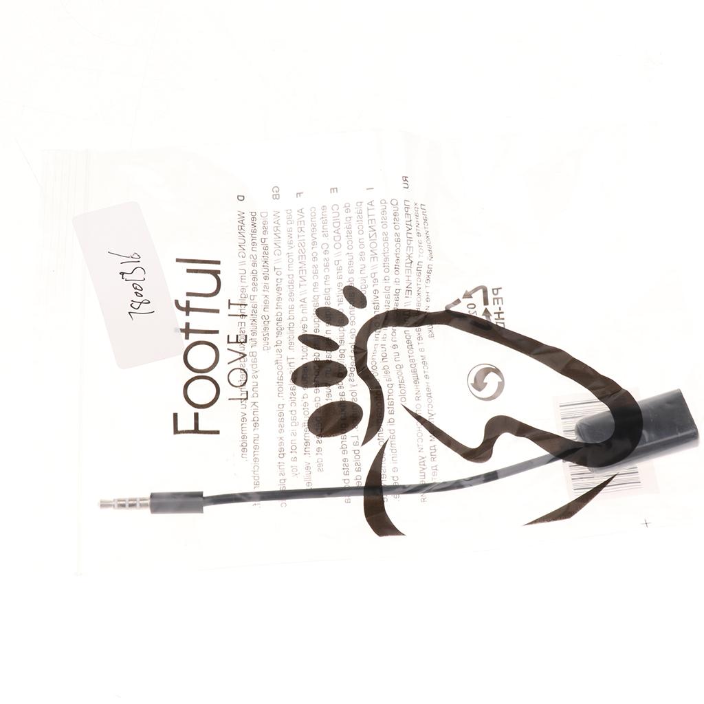 Mobile Phone Computer Switch Connection Mic Audio Cord Cable 3.5mm Black