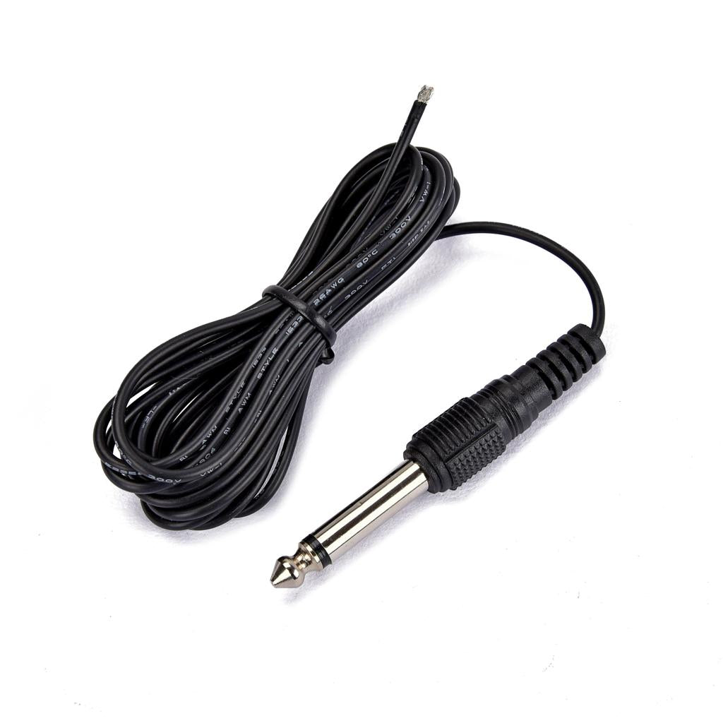 General Acoustic Guitar Bass Pickup Tuning Microphone Mic Wire Cable Black