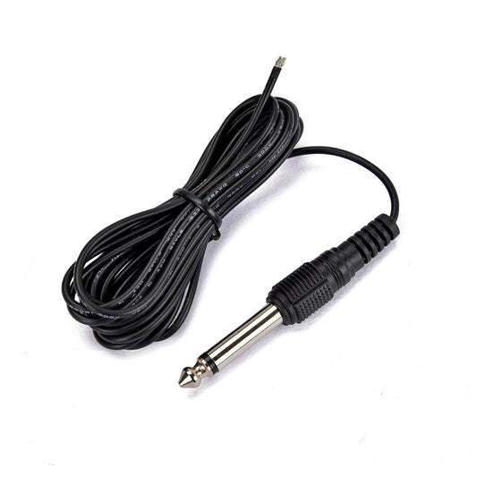 General Acoustic Guitar Bass Pickup Tuning Microphone Mic Wire Cable Black