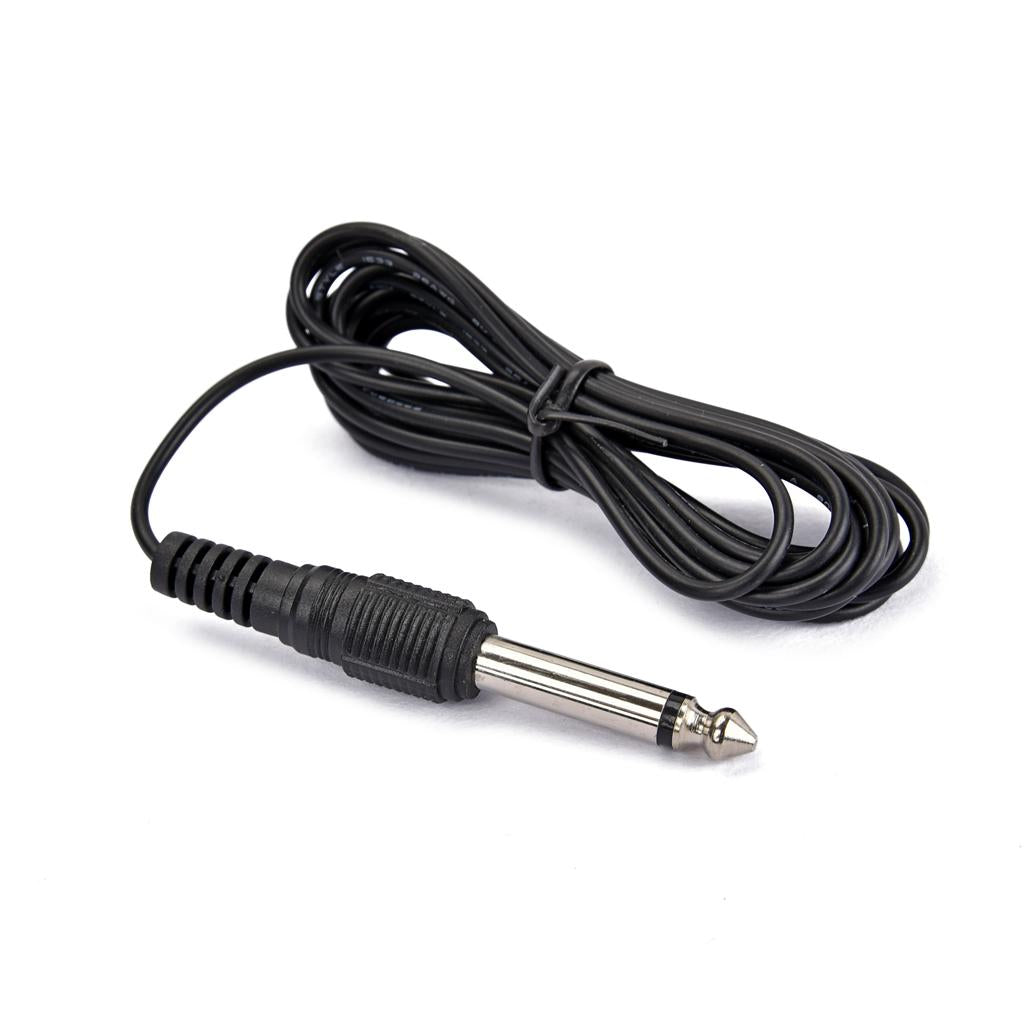 General Acoustic Guitar Bass Pickup Tuning Microphone Mic Wire Cable Black