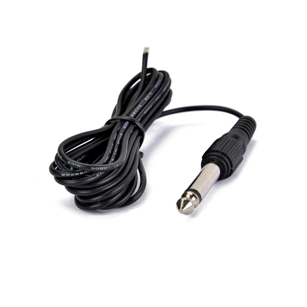 General Acoustic Guitar Bass Pickup Tuning Microphone Mic Wire Cable Black