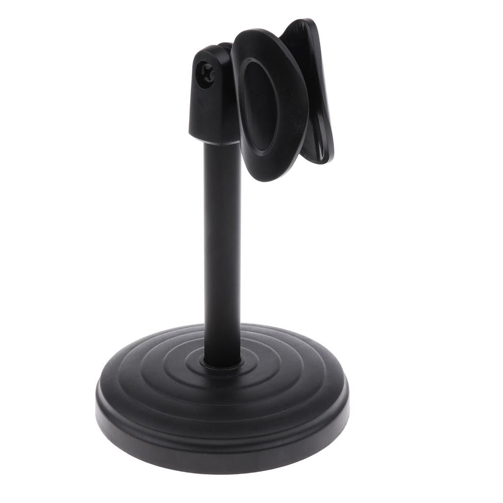 Desktop Microphone Stand Tabletop Clip Holder Mount for Meeting Undetachable