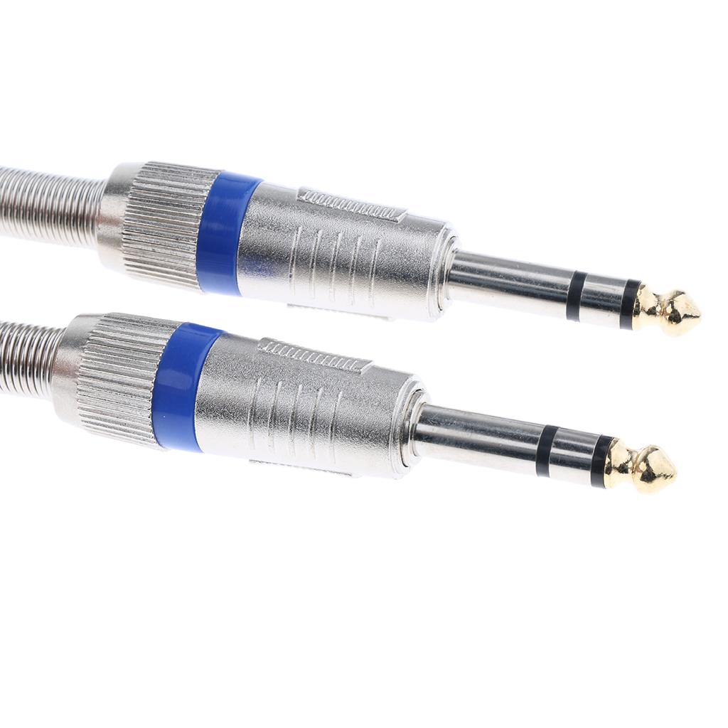 6.35mm XLR Male to 6.35mm XLR Male Microphone Audio Cable for Mixer Speaker