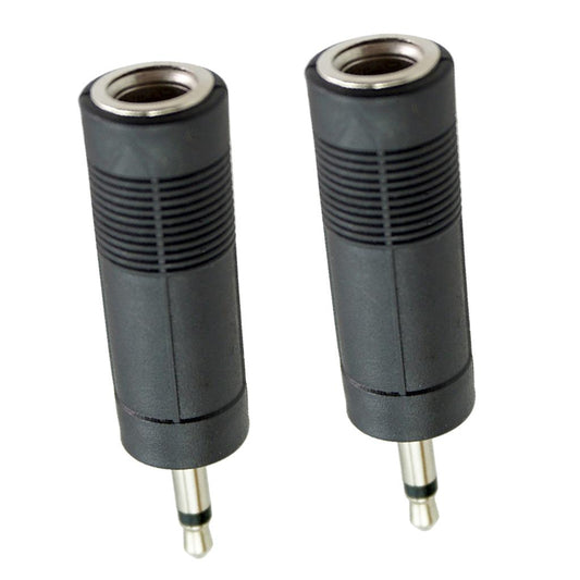 6.35mm to 3.5mm Audio Jack Adapter Converter for Guitar Cable Single Track