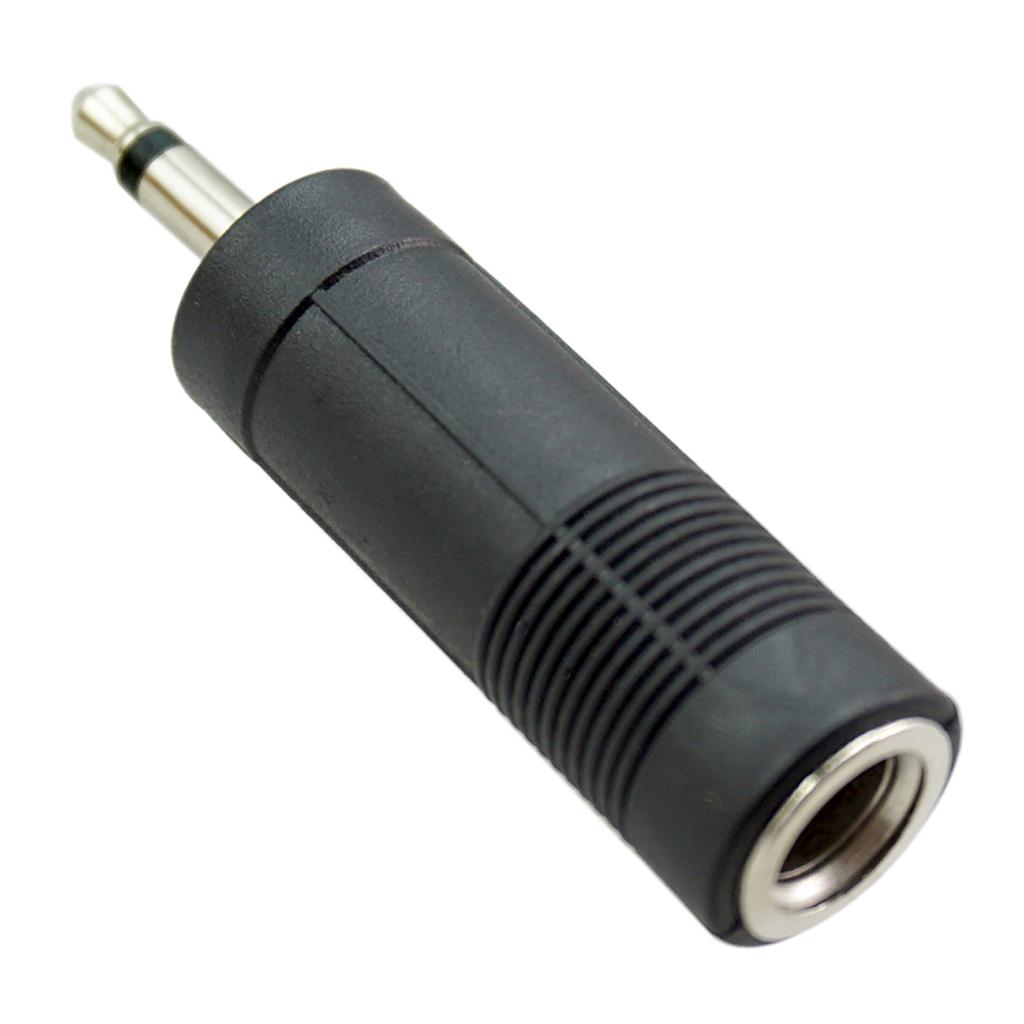 6.35mm to 3.5mm Audio Jack Adapter Converter for Guitar Cable Single Track