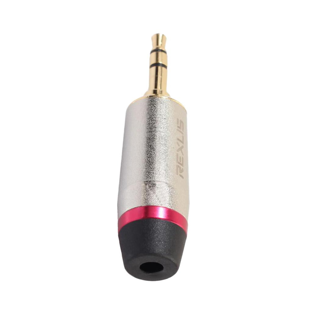 Gold Plated Jack 3.5mm Stereo Headphone Converter Adapter for Cable