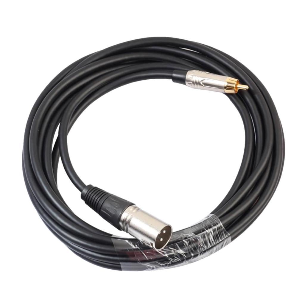 RCA Male to XLR Male Audio Mic Cable Patch Microphone Cord Parts 10 Meter