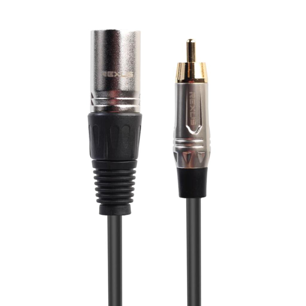 RCA Male to XLR Male Audio Mic Cable Patch Microphone Cord Parts 10 Meter