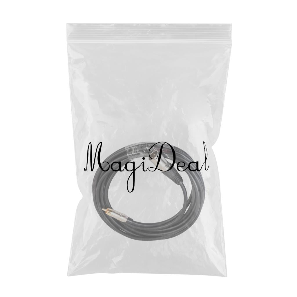 RCA Male to XLR Male Audio Mic Cable Patch Microphone Cord Parts 5 Meter