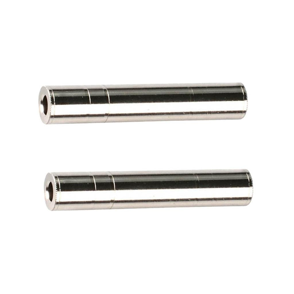 6.35mm Female to Female Guitar Plug Audio Cable Connector Jack Adapter