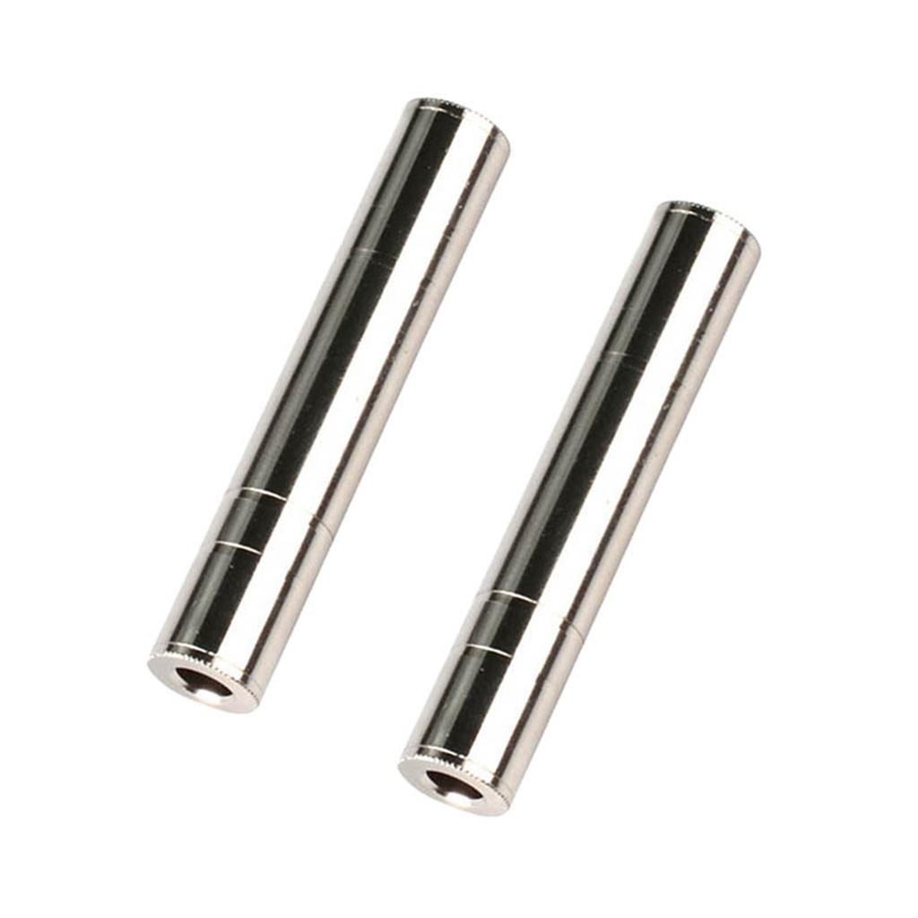 6.35mm Female to Female Guitar Plug Audio Cable Connector Jack Adapter