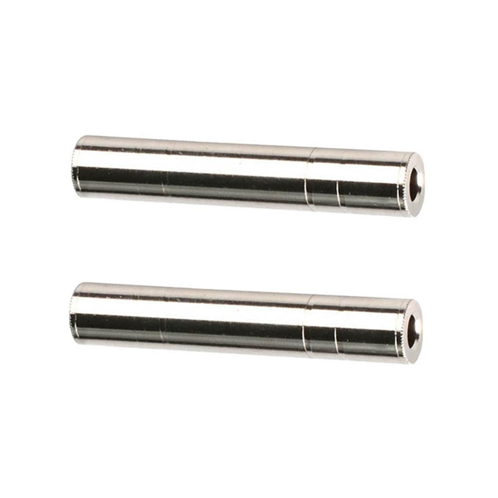 6.35mm Female to Female Guitar Plug Audio Cable Connector Jack Adapter