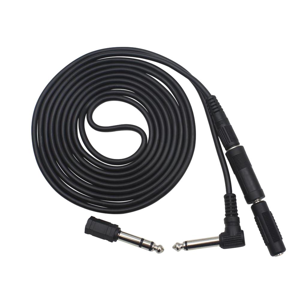 6.35mm Right Anlge to 6.35mm Straight Instrument Guitar Cable for Guitar Amplifier