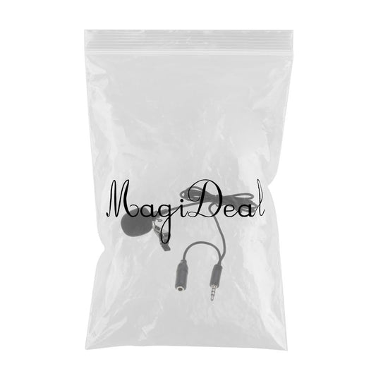 3.5mm Plug Clip On Lapel Collar Condenser Microphone