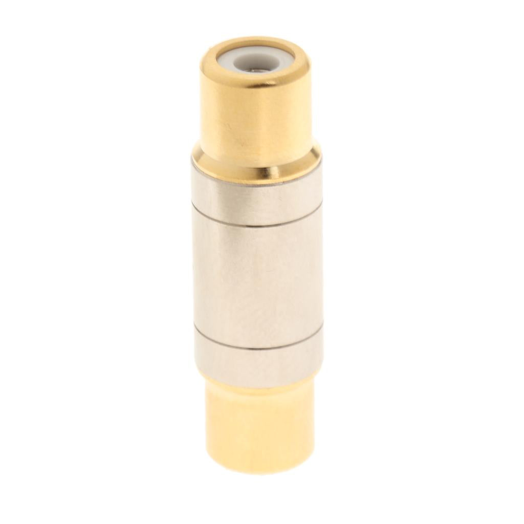 RCA Female to Female Plug Adapter Connector for VCD DVD Audio Adapter