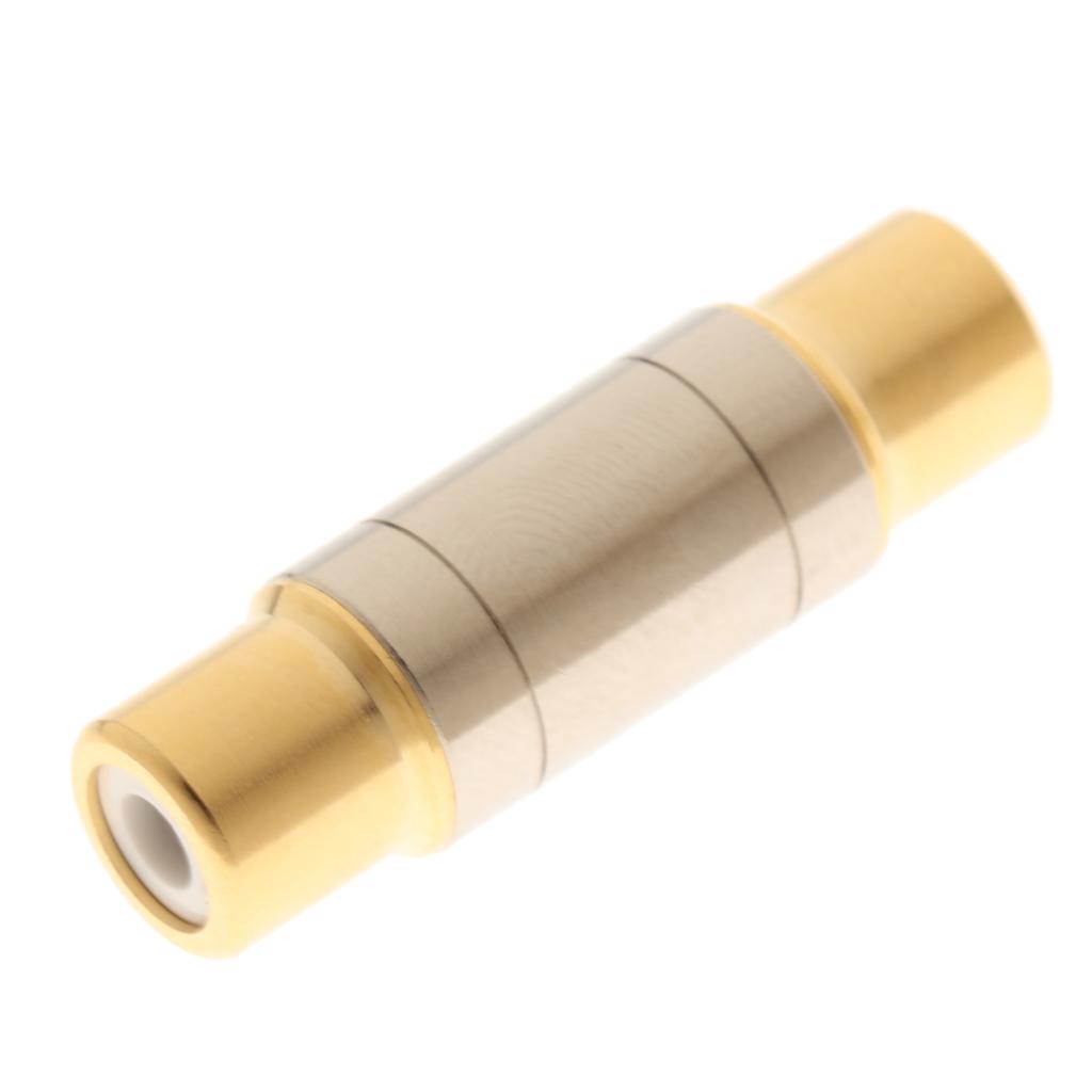 RCA Female to Female Plug Adapter Connector for VCD DVD Audio Adapter