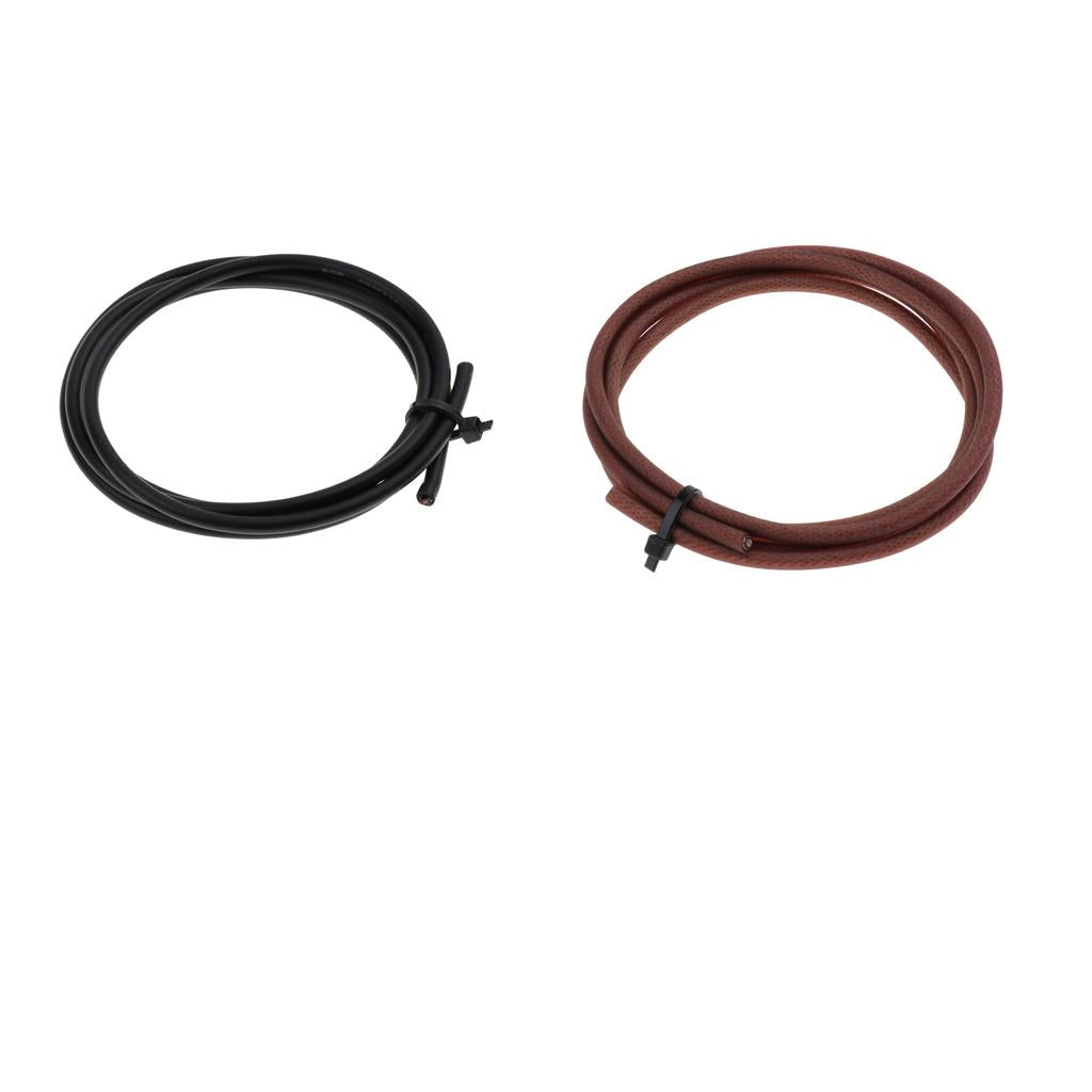 Anti-noise Guitar Cable Cord Gold Plated for Guitar Effect Parts Black