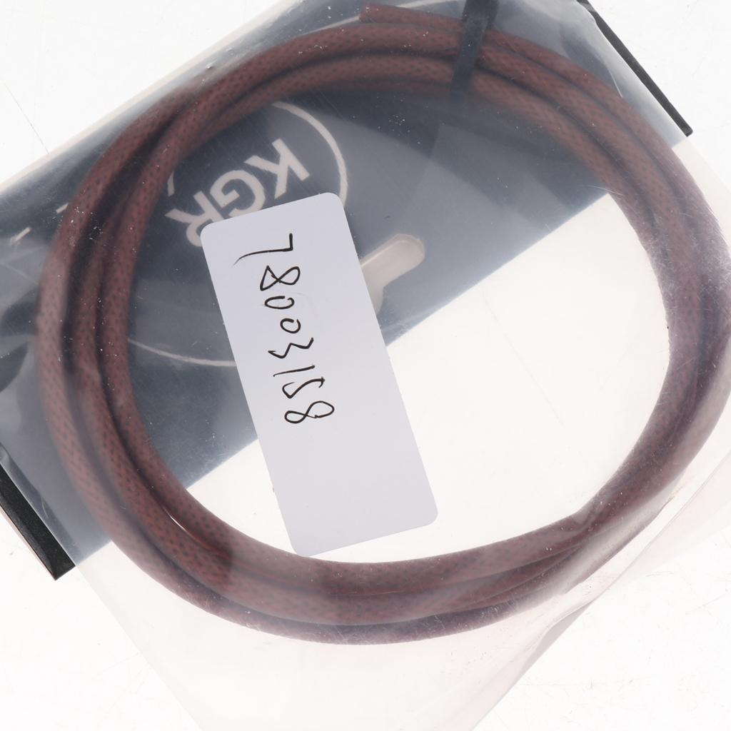 Anti-noise Guitar Cable Cord Gold Plated for Guitar Effect Parts Brown