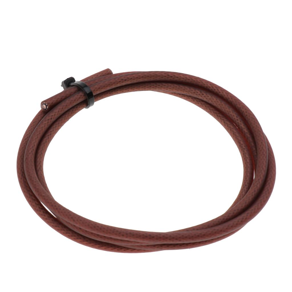 Anti-noise Guitar Cable Cord Gold Plated for Guitar Effect Parts Brown